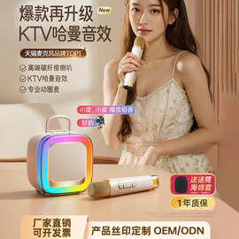 金运K88无线蓝牙音箱便携户外家庭可唱歌大音量话筒音响一体音响