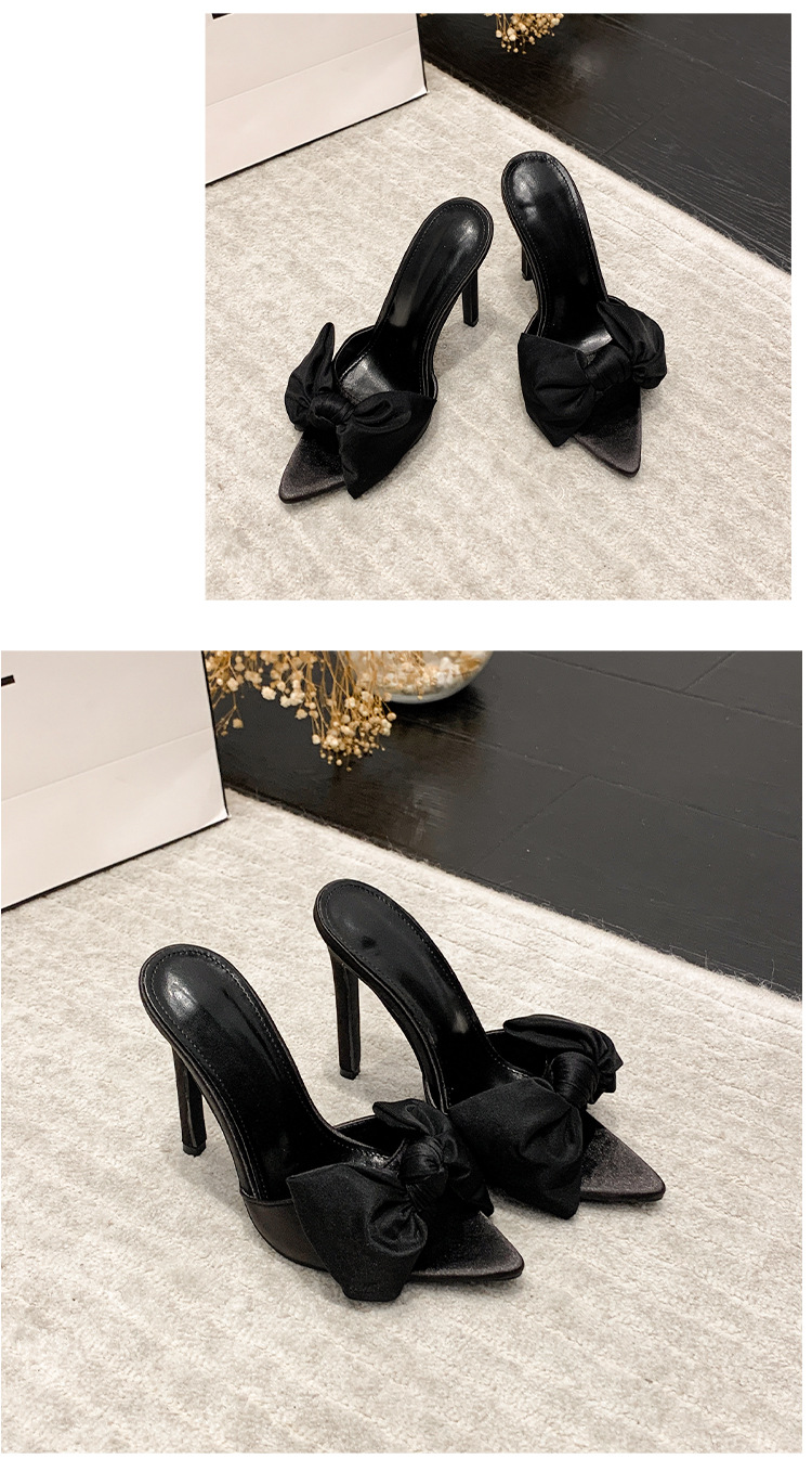 Women's Elegant Solid Color Open Toe High Heel Sandals display picture 3