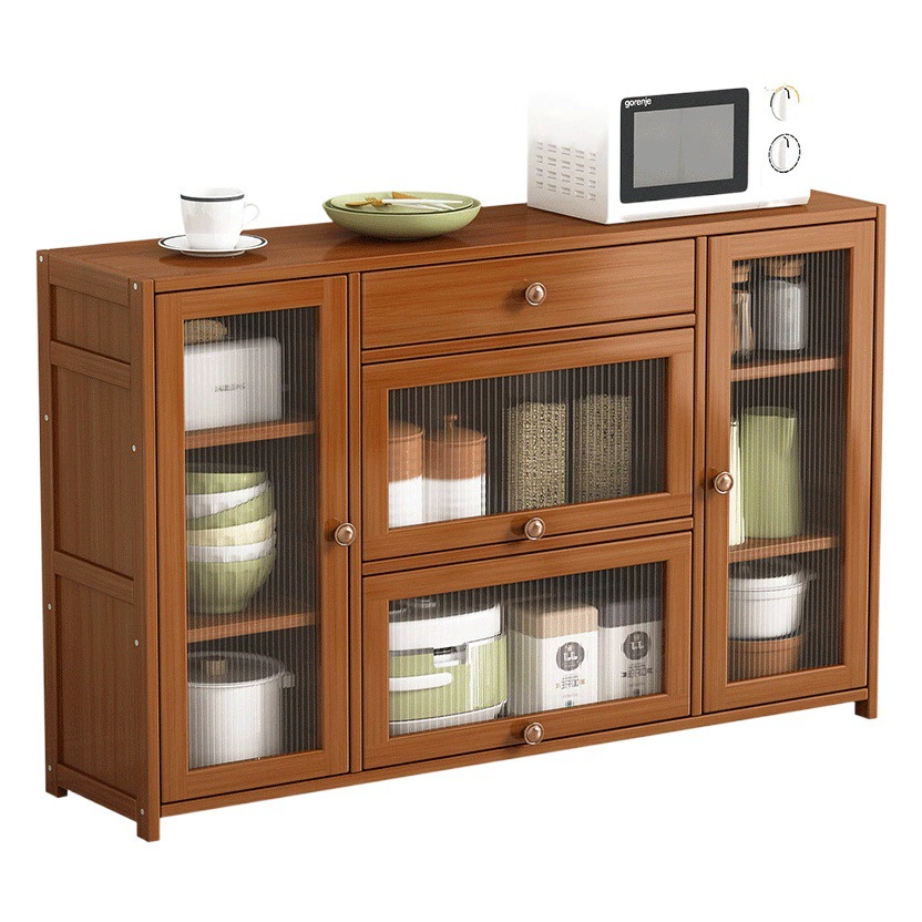 Домашний современный простой многослойный шкаф для столовой из цельной древесины Шкаф многофункциональный напольный Крытый шкаф шкафчики