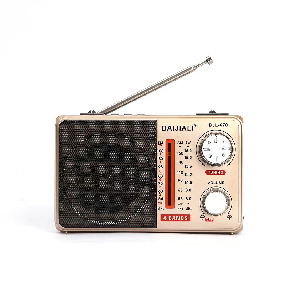 Exportación de radio multibanda europea y americana para personas mayores radiodifusión portátil semiconductor bluetooth tarjeta de carga iluminación