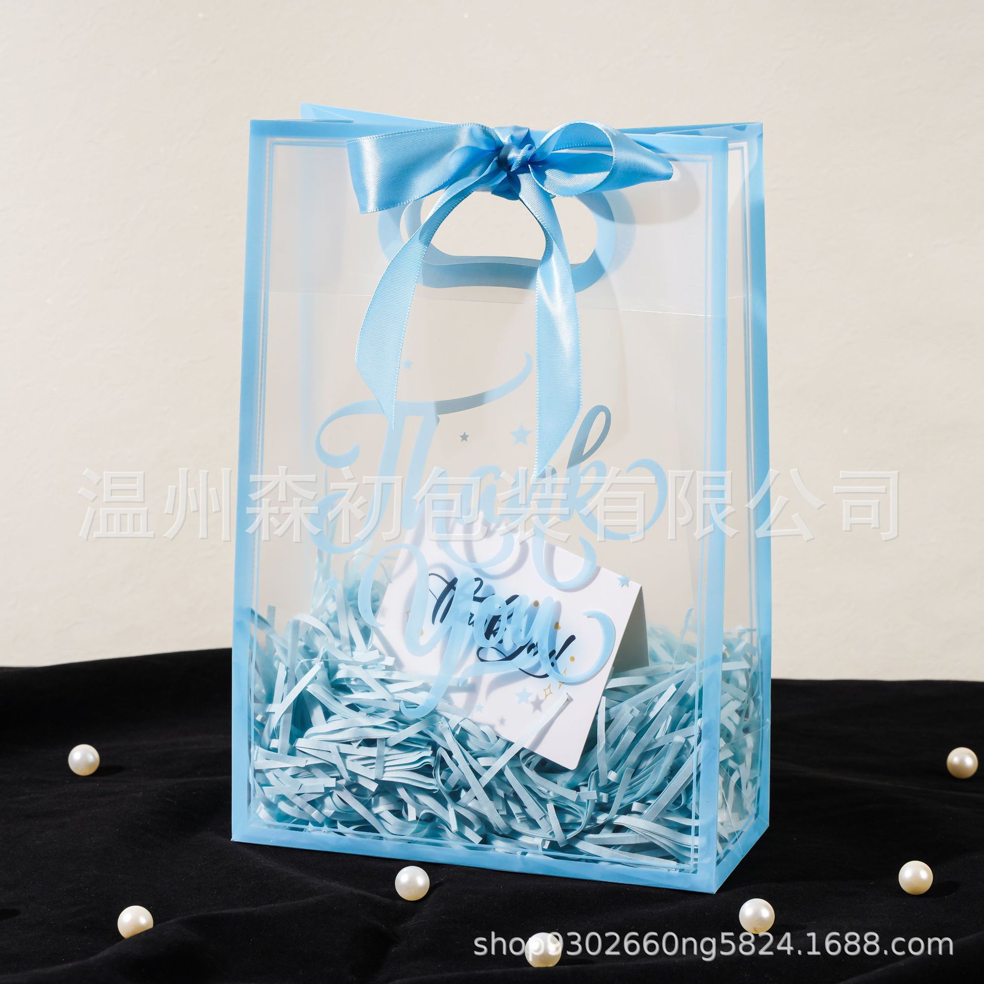 PP bolsa de regalo transparente dama de honor de boda bolsa de mano simple de Navidad regalo de cumpleaños bolsa de regalo de PVC image 29