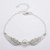 Retro bracelet, trend angel wings, European style