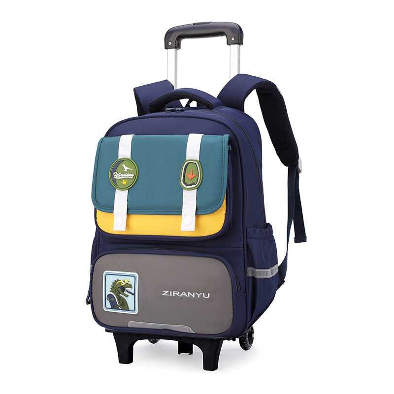 Nuevo pez natural para estudiantes de primaria, estudiantes de secundaria, bolsas de seis ruedas, escaleras de grado 234, niñas