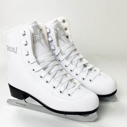 Coolshow New Style Figure Skating Shoes for Kids and Women — Warm Genuine Ice Figure Skating Shoes for Women