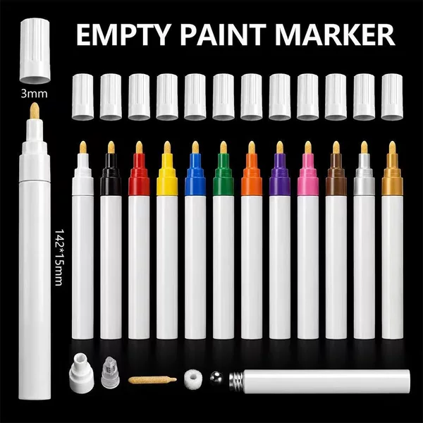 Hot-Selling Paint Pen Holders, Empty Pen Holders for Stone Engraving and Paint Touch-Ups, Exclusively for Cross-Border Sales