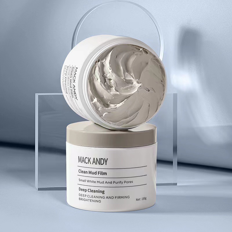 Marco Andy White Clay Cleansing Mud Mask Oil Control Moisturizing Blackhead Remover Acne Shrinking Pores Smear Mask