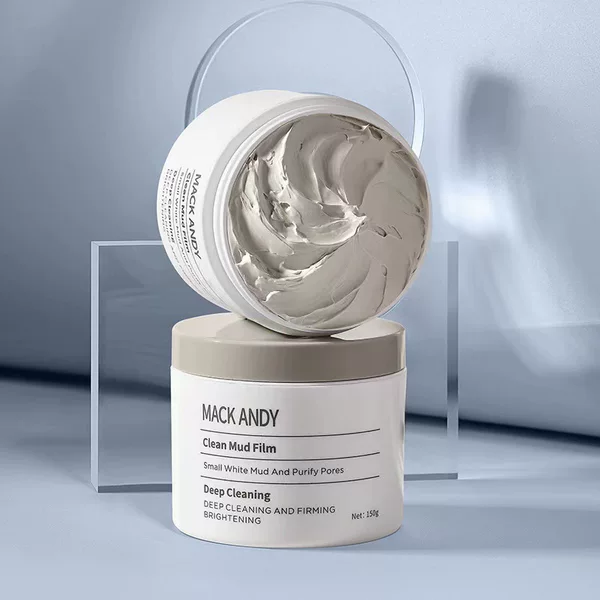 Marco Andy White Clay Cleansing Mud Mask Oil Control Moisturizing Blackhead Remover Acne Shrinking Pores Smear Mask