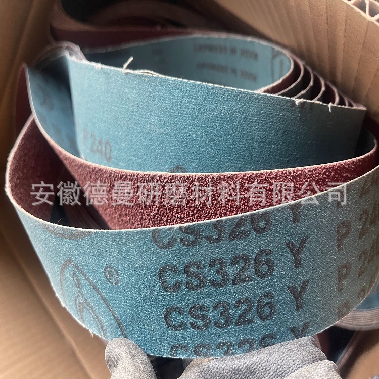 德国金世博Klingspor陶瓷砂带CS326Y 不锈钢餐厨具刀具打磨抛光带