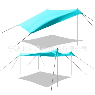 canopy in stock waterproof | Çadırlar - cyan-210-x200x1652-aluminum-rods