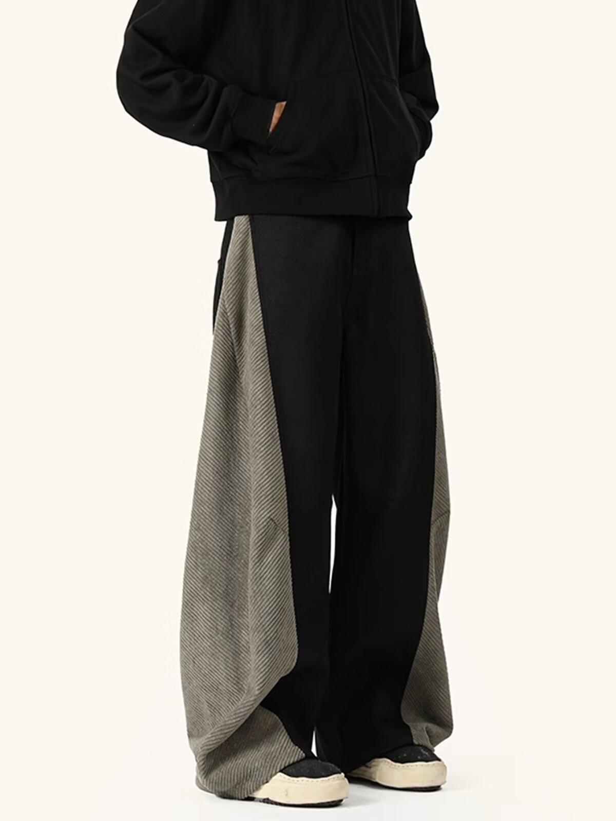 Black Jeans Men 2025 New Spring Autumn Trendy Loose Straight American Style High Street Casual Long Pants_viptrois.com