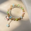 KT cat ice-transparent color bracelet #SZ263