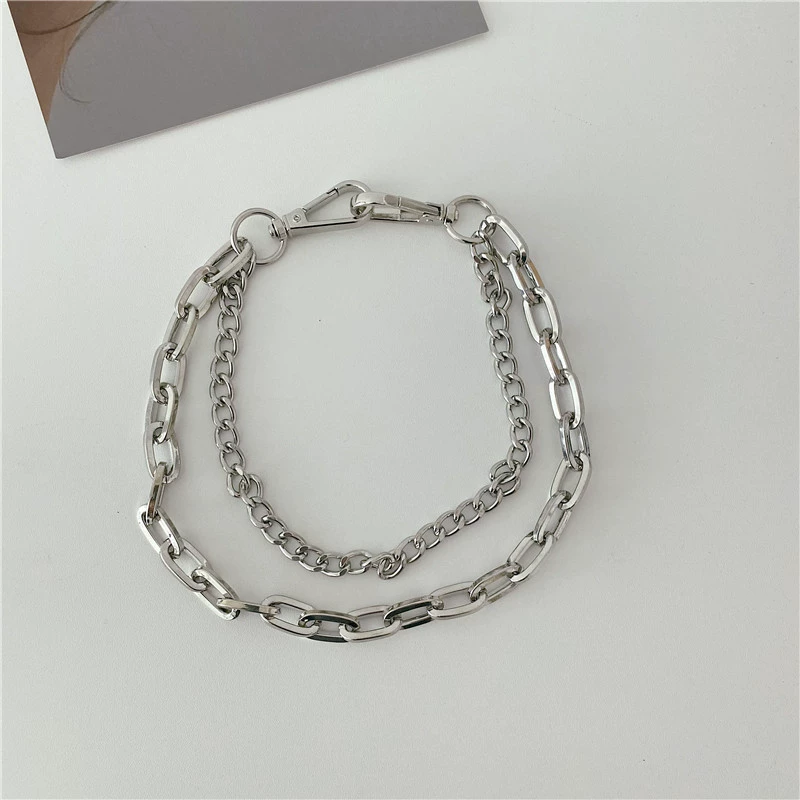 Металлическая цепь, брюки, бренд аксессуар для мужчин и женщин, украшение для сумки в стиле хип-хоп, европейский стиль