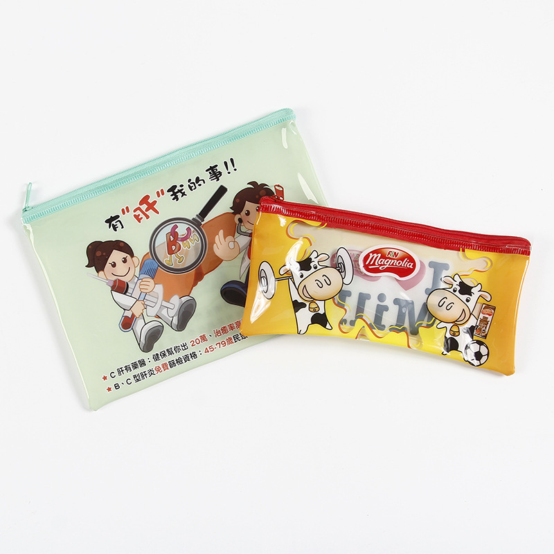 pvc笔袋pvc文具袋pvc尼龙拉链袋pvc布拉链袋红色可logo彩色印刷
