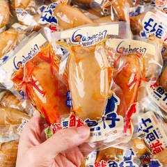 加贝鲜鱿鱼仔500g熟即食大个带籽墨鱼仔休闲解馋海鲜味小吃零食品