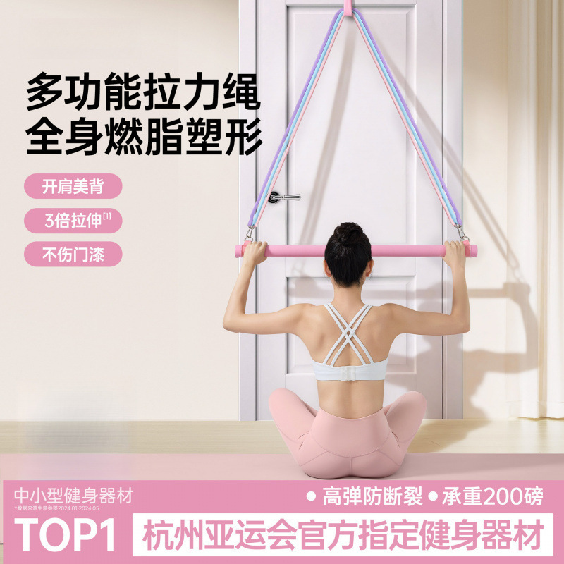 Resistance Bands, Elastic Bands for Fitness, Shoulder Opening, Stretch Bands, Door-Hanging Back Training Tool, High Pull Trainer Resistance Bands, Elastic Bands for Fitness, Shoulder Opening, Stretch Bands, Door-Hanging Back Training Tool, High Pull Trainer