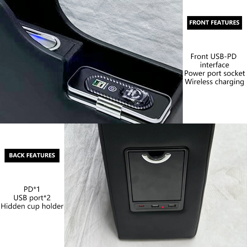 Suitable for Toyota S403Ms413M Armrest Box Town Ace Van Van Storage Box Hong Kong Version