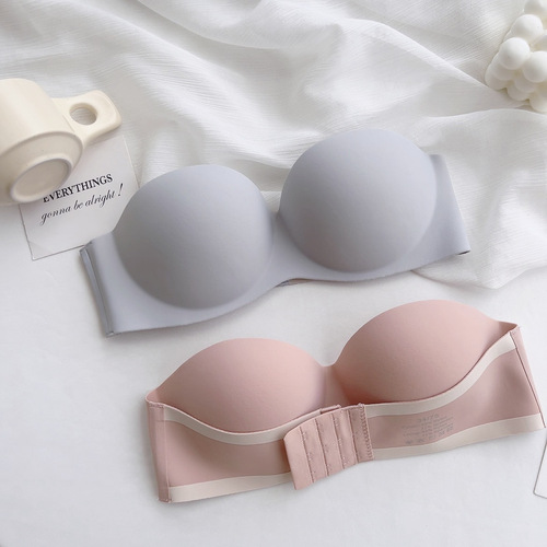 Summer comfortable underwear non-slip strapless invisible sexy bra wedding dress beautiful back bra stickers sexy push-up bra