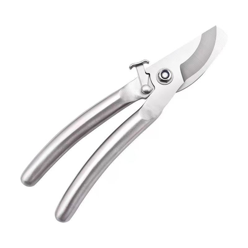 修枝剪刀一体不锈钢强力剪枝摘果剪园林剪树枝专用家用花艺剪子