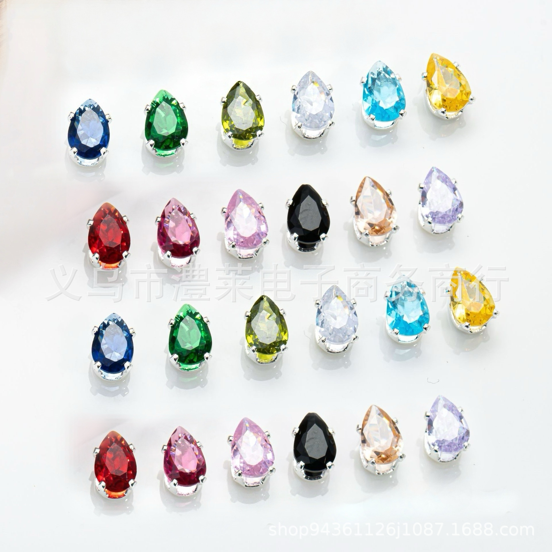 Water Drop Zircon Claw Drill 3 5mm/4 Colors, Color-retaining Diy...