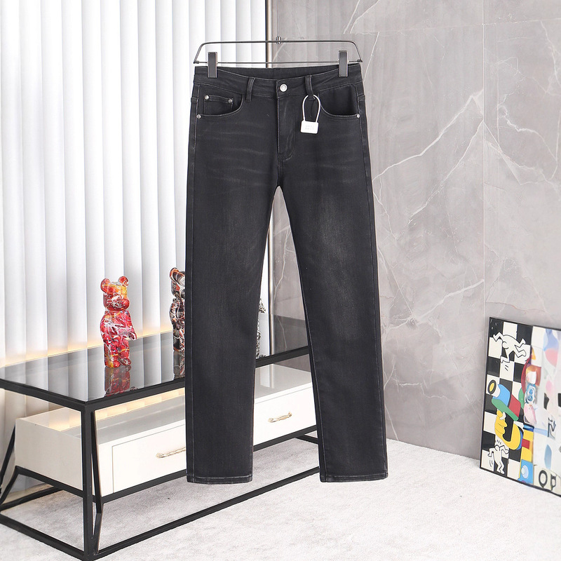 In-Stock Lee New Slim-Fit Mid-Rise Men's Denim Shorts Autumn Men's Slim-Fit Cool Jeans Wholesale