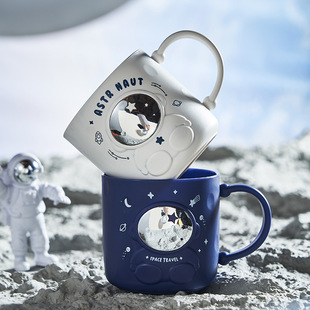 Astronaut mouthwash Cup toothbrush cup toothbrush cup toothbrush cup children baby boy spaceman cute wash cup