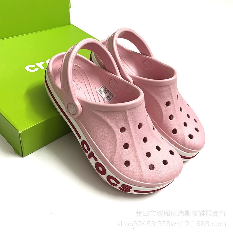 [Croc стиль как Yang Mi, маленький кит дырчатые туфли на толстой подошве для взрослых на улице, пляжная женская обувь 206302]