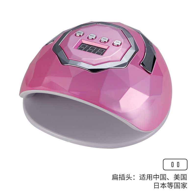 Nueva máquina de fototerapia de uñas colorida, lámpara de curado de uñas con sensor inteligente, lámpara de gel de esmalte de uñas de secado rápido y alta potencia para ventas transfronterizas.