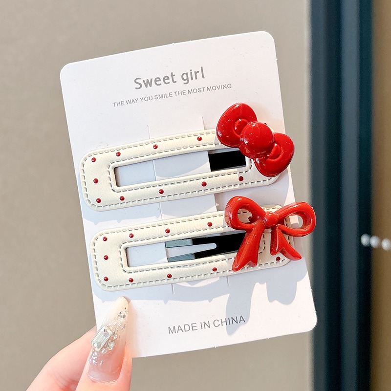 Horquilla de metal de alta calidad para otoño e invierno clip para flequillo en la frente femenina