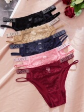 C 96035 Lace Hollow Thong ��˿�οն��ֿ�