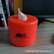 创意圆形洗脸巾收纳盒大号纸巾盒批发卫生间抽纸盒洗脸巾收纳盒子