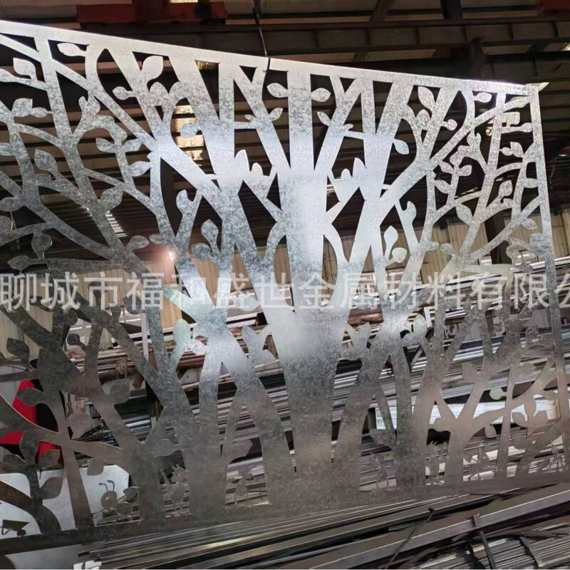 Laser Cut Panel Villa Balcony Courtyard Fence Partition Courtyard Privacy Wall Guardrail Partition Courtyard Small Gate