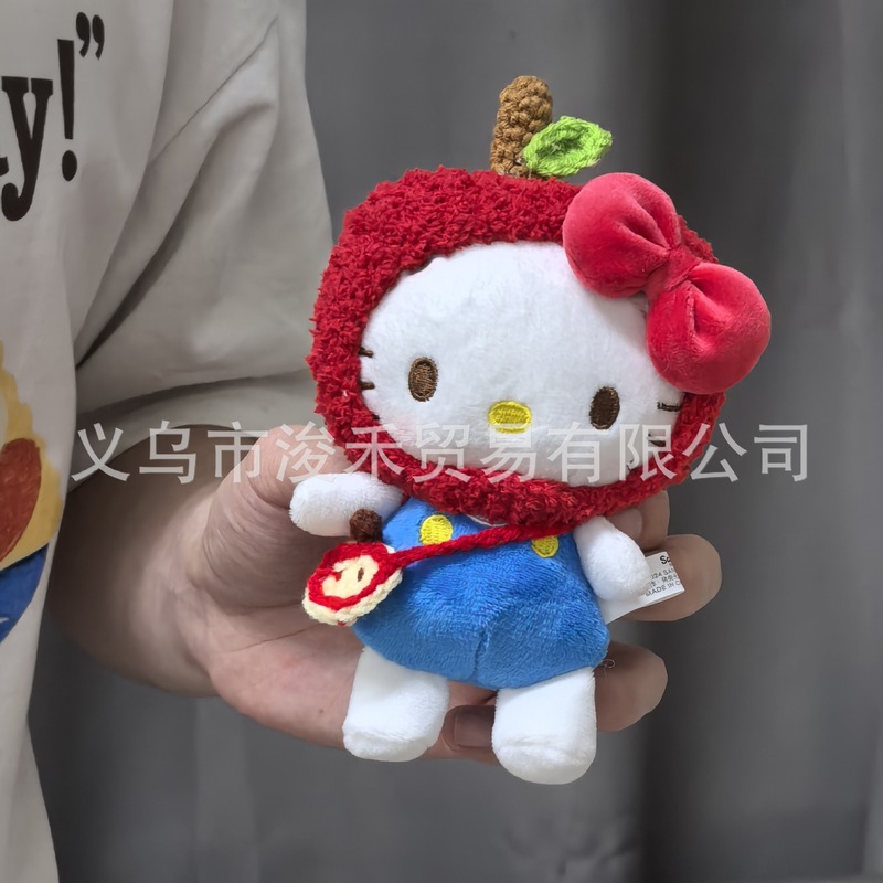 ハローキティバッグペンダントリトルシェフシリーズハローキティ人形ペンダントかわいい漫画人形キーホルダー|undefined