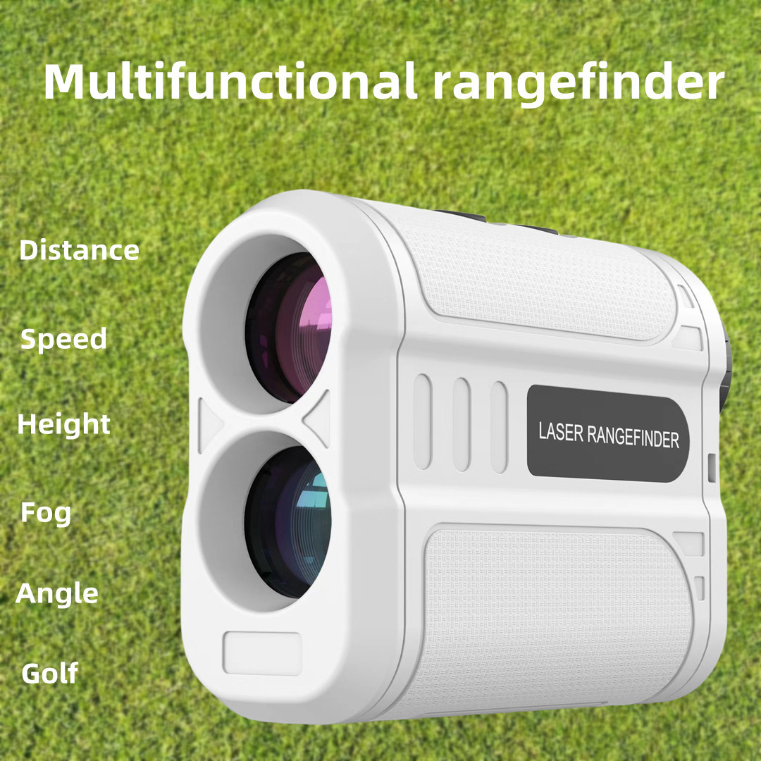 跨境新款测距仪高尔夫测距仪测高测角便携手持望远镜户外测量仪器