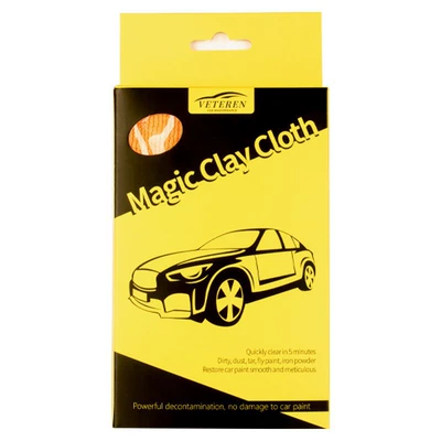 cleaning decontamination cloth magic mud gloves — Car cleaning tools - orange-ground-mud-cloth-carton