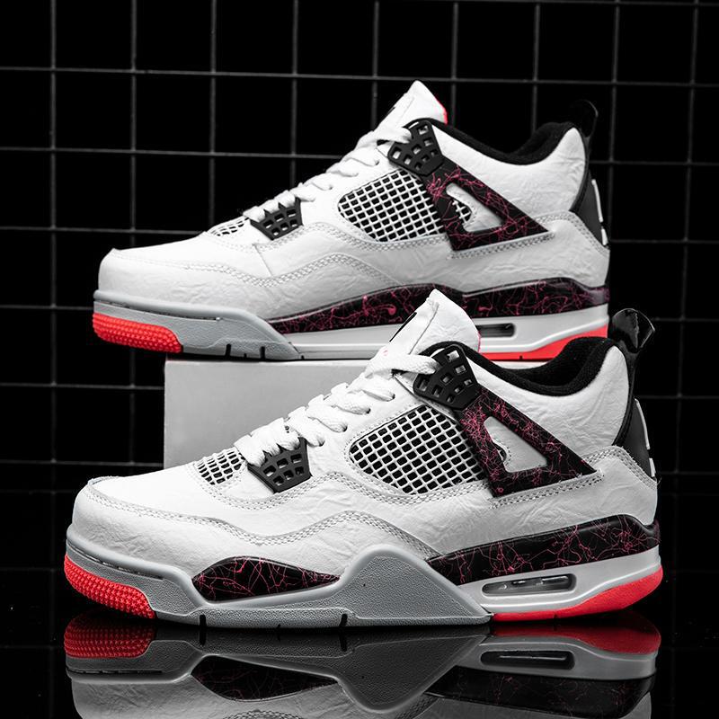 High-top basketball shoes 2025 spring and summer new men's shoes lightweight shock-absorbing casual sneaker thick-soled wear-resistant running board shoes High-top basketball shoes 2025 spring and summer new men's shoes lightweight shock-absorbing casual sneaker thick-soled wear-resistant running board shoes
