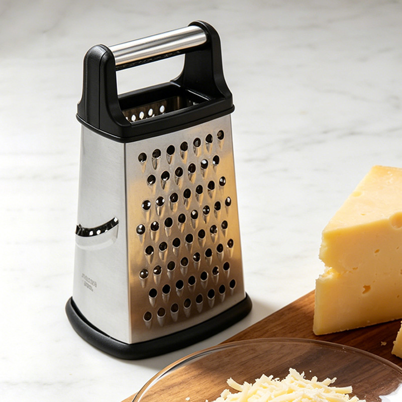 8 pulgadas acero inoxidable raspador de arco queso raspador multifuncional melón y frutas cuatro lados raspador de frutas raspador herramientas de cocina image 5