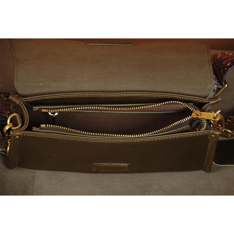 Ladies Leather Shoulder Bag Versatile Underarm Clutch Handbag_voghion.com