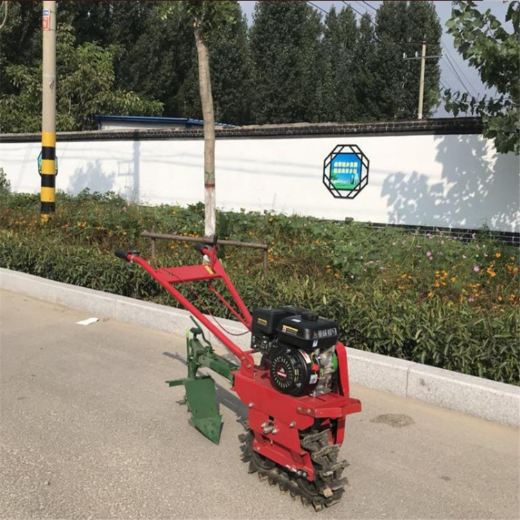 arado rotativo diesel refrigerado por aire tipo gasolina agrícola arado de cadena de montaña microtráquel ligero