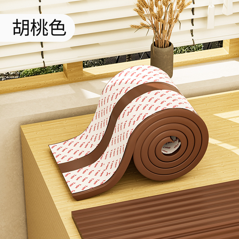 Tira anticolisión Tira protectora para el hogar del bebé alféizar de la ventana borde de la esquina almohadilla de esponja anticolisión bolsa suave espuma anticolisión etiqueta de la pared