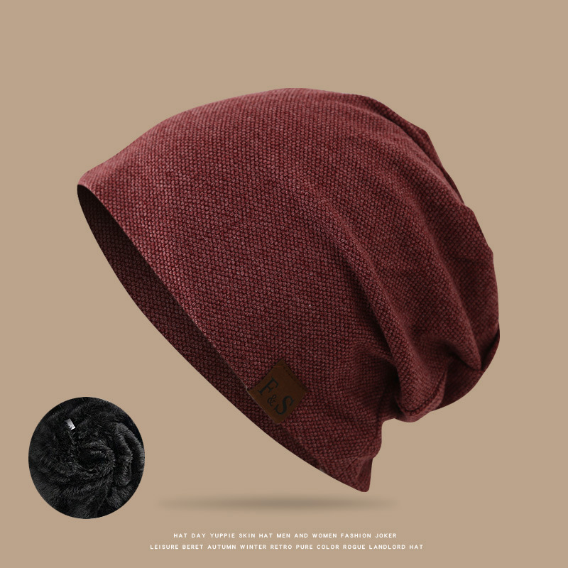 Sombreros de punto transfronterizos, sombreros de pila, sombreros casuales sueltos, sombreros de dormir de piel FS, sombreros de invierno, bolsos de mujer, sombreros de mes