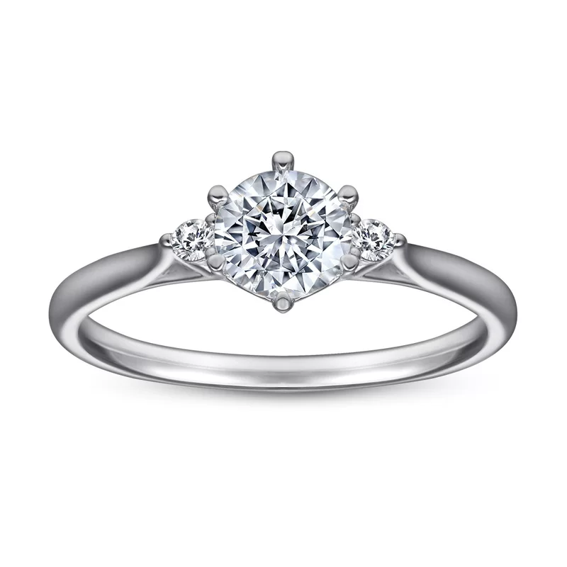 Wedding ring, fashionable zirconium, silver 925 sample