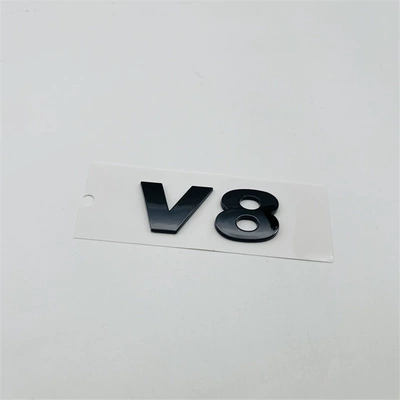 Touareg V8 Logo Displacement — Car logo - standard-v8-black