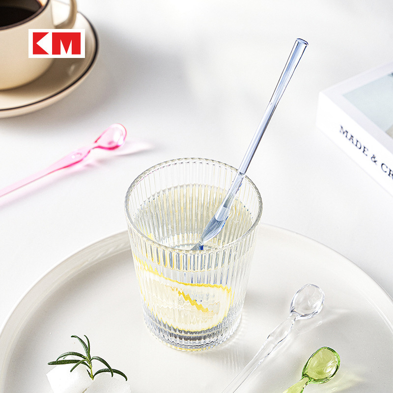 Cuchara de café y postre en acrílico estilo japonés_voghion.com