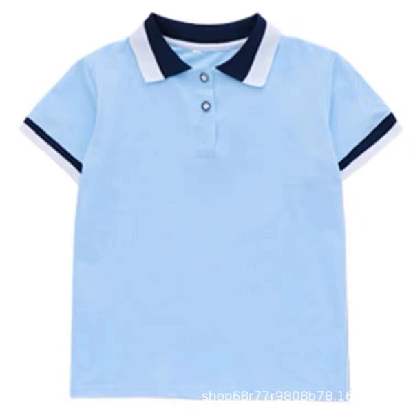 Azure, with short sleeve