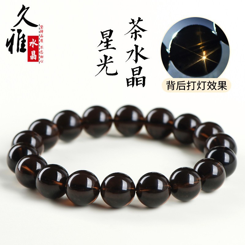 星光黑茶晶 / 8~8.8mm（23颗左右）