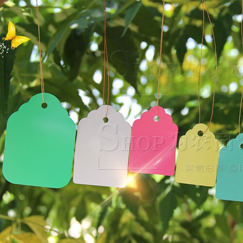 Gardening signs listing cable tie listing plastic hang tag PVC…