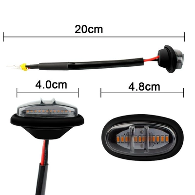 F150 Raptor Front Grille Lights, Fog Lights, Small Yellow Lights, Raptor Wheel Eyebrow Lights, Grille Small Lights, Decorative Lights, Universal Modification (Gündüz işıqları)