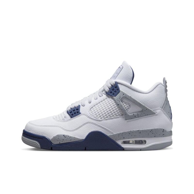 莆田靴ピュアオリジナル aj4 ホット溶岩スポーツシューズミッドナイトブルー電気母白セメント大パリ男性と女性のバスケットボールシューズ|undefined