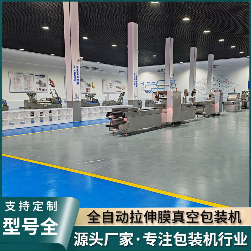 海蜇丝小鱼干拉伸膜真空包装机碳烤鱿鱼须鱿鱼仔自动真空机四边封