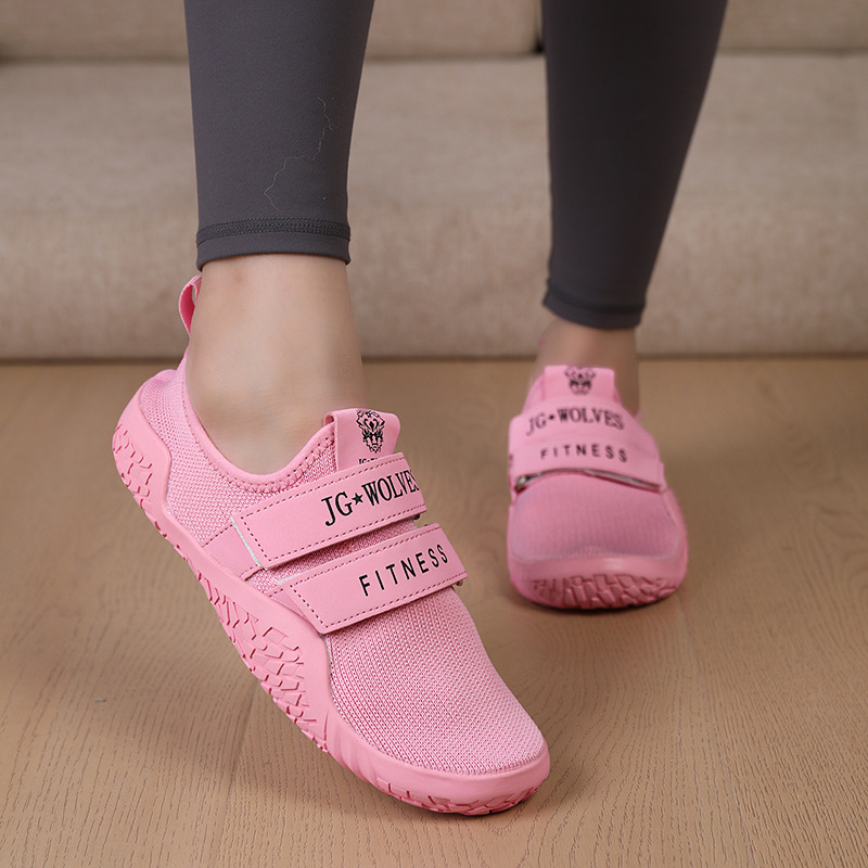Laura interior integral de fitness mudo zapatilla de deporte caminadora zapatos especiales en cuclillas levantamiento de pesas zapatos de tiro duro zapatos de yoga